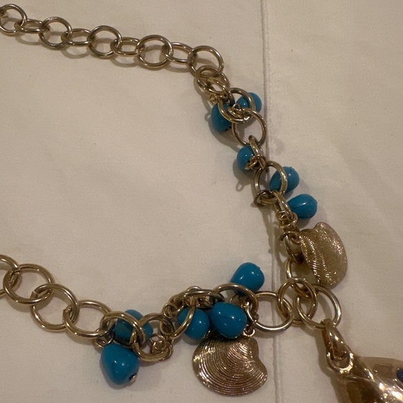 Authentic Lily Pulitzer fish and shell necklace - Picture 4 of 4